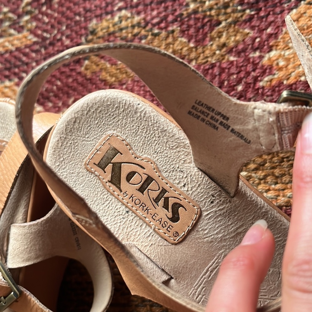 Korks platform wedge sandals - Picture 5 of 5